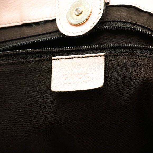 Auth Gucci Tote Bag Beige Canvas #12847G12 - Picture 8 of 13